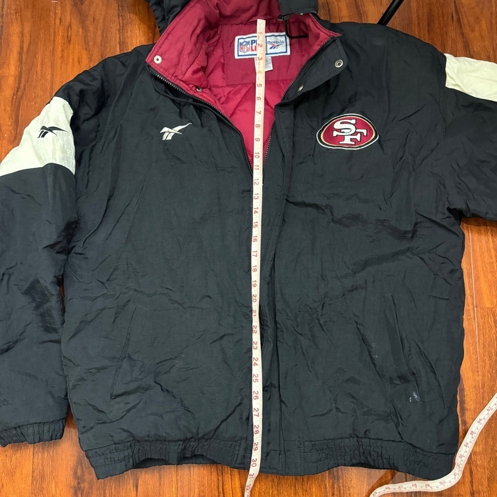 Pro Line Reebok San Francisco 49ers Jacket Size XL Vintage - Picture 13 of 14